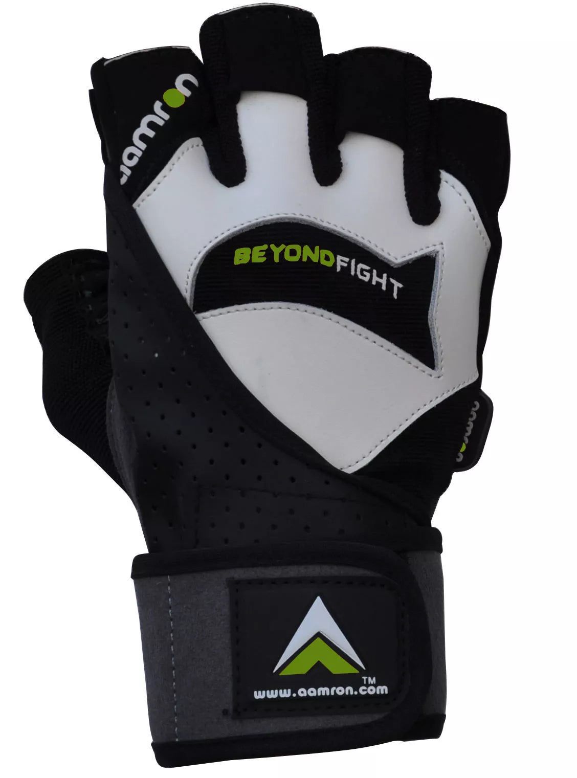 Aamron ® Leather Gel Weight Lifting Gym Fitness Body Building Gloves WLG-M3C