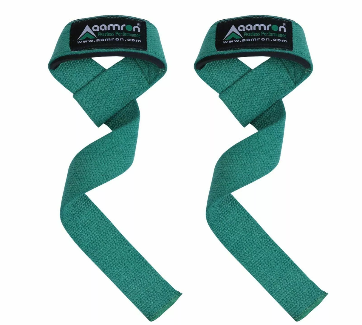 Aamron® GEL Padded Hand Bar Wrist Straps Weight Lifting Training Wrap Gym Lift #