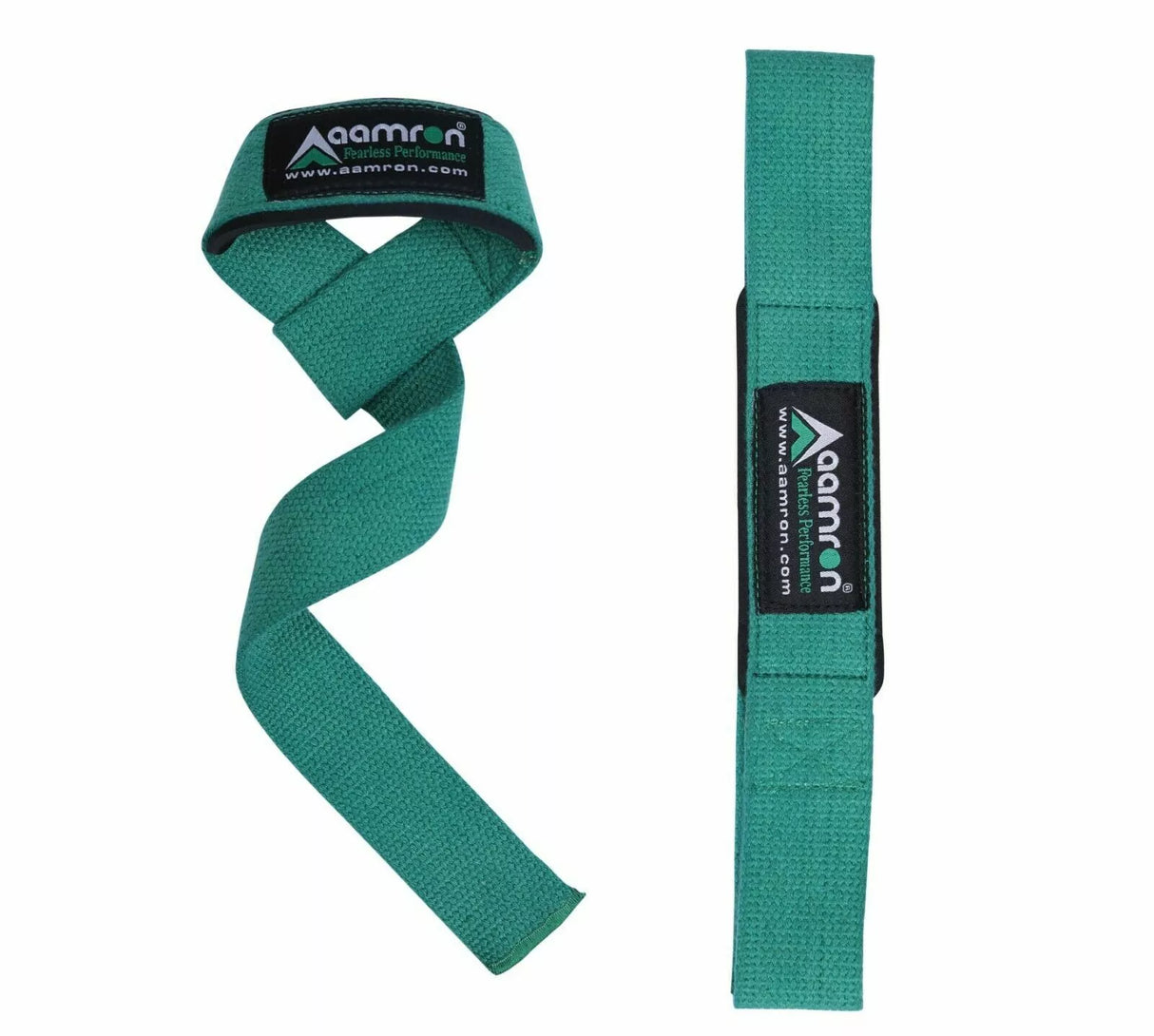 Aamron® GEL Padded Hand Bar Wrist Straps Weight Lifting Training Wrap Gym Lift #