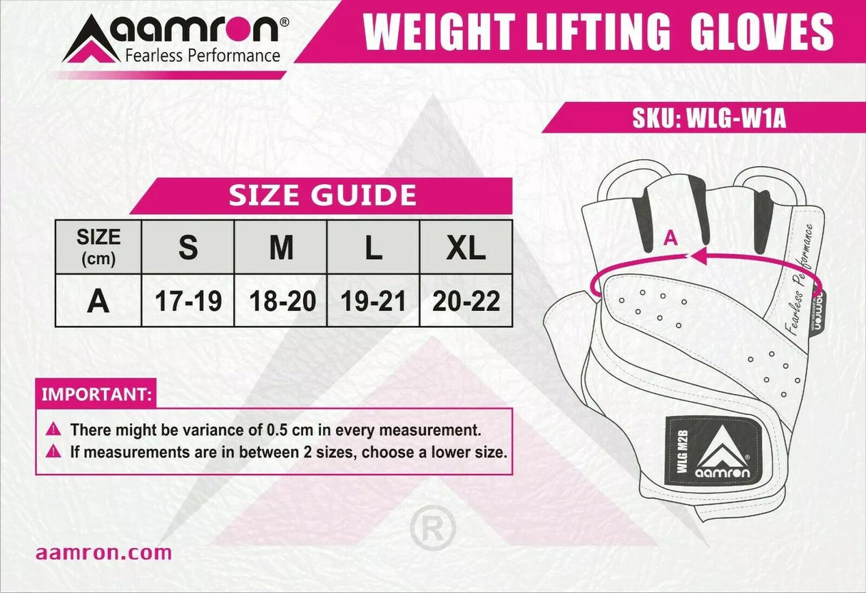 Aamron ® W2B GEL Weight Lifting Gloves Body Building Gym Cycling Training Womens