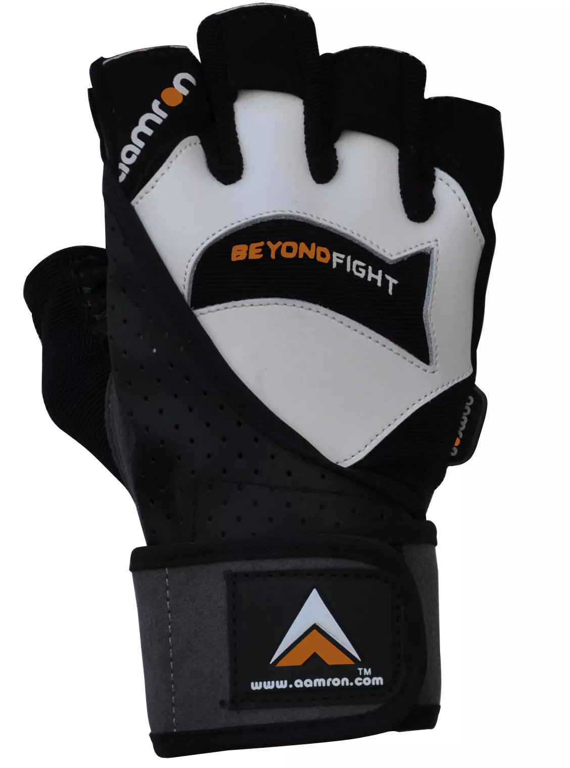 Aamron ® Leather Gel Weight Lifting Gym Fitness Body Building Gloves WLG-M3C