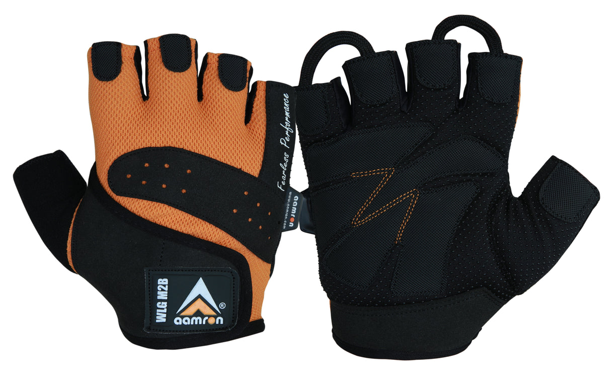 Aamron ® M2B GEL Weight Lifting Gloves Body Building Gym Cycling Training Mens