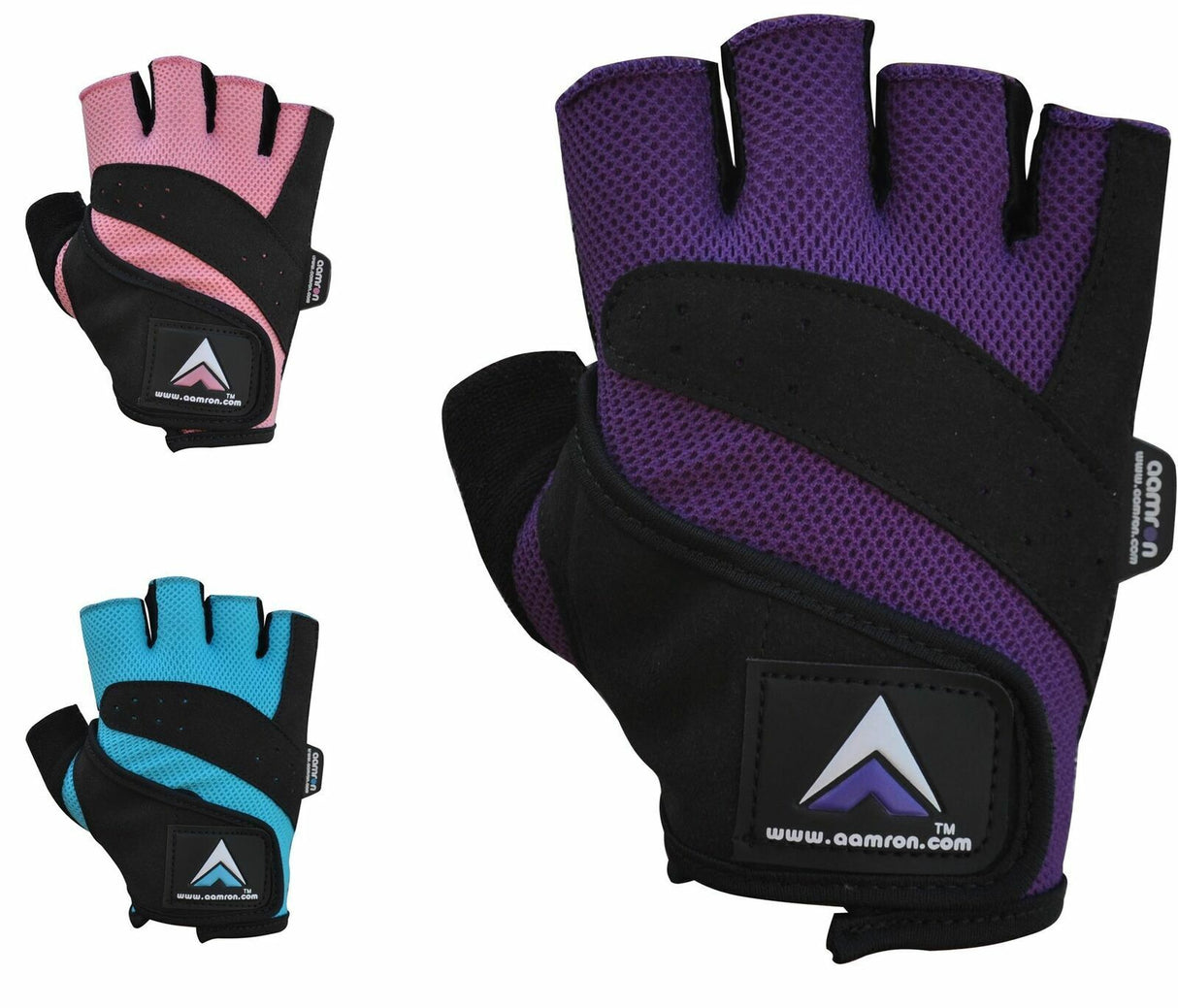 Aamron ® W1A GEL Weight Lifting Gloves Body Building Gym Cycling Training Womens Aamron Sports Aamron Sports (820)