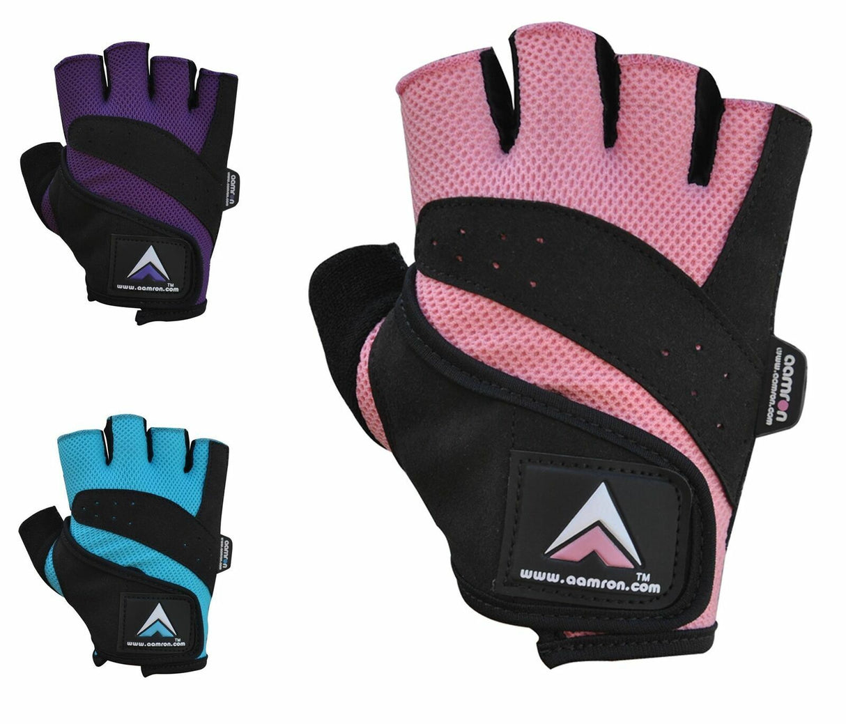 Aamron ® W1A GEL Weight Lifting Gloves Body Building Gym Cycling Training Womens Aamron Sports Aamron Sports (820)