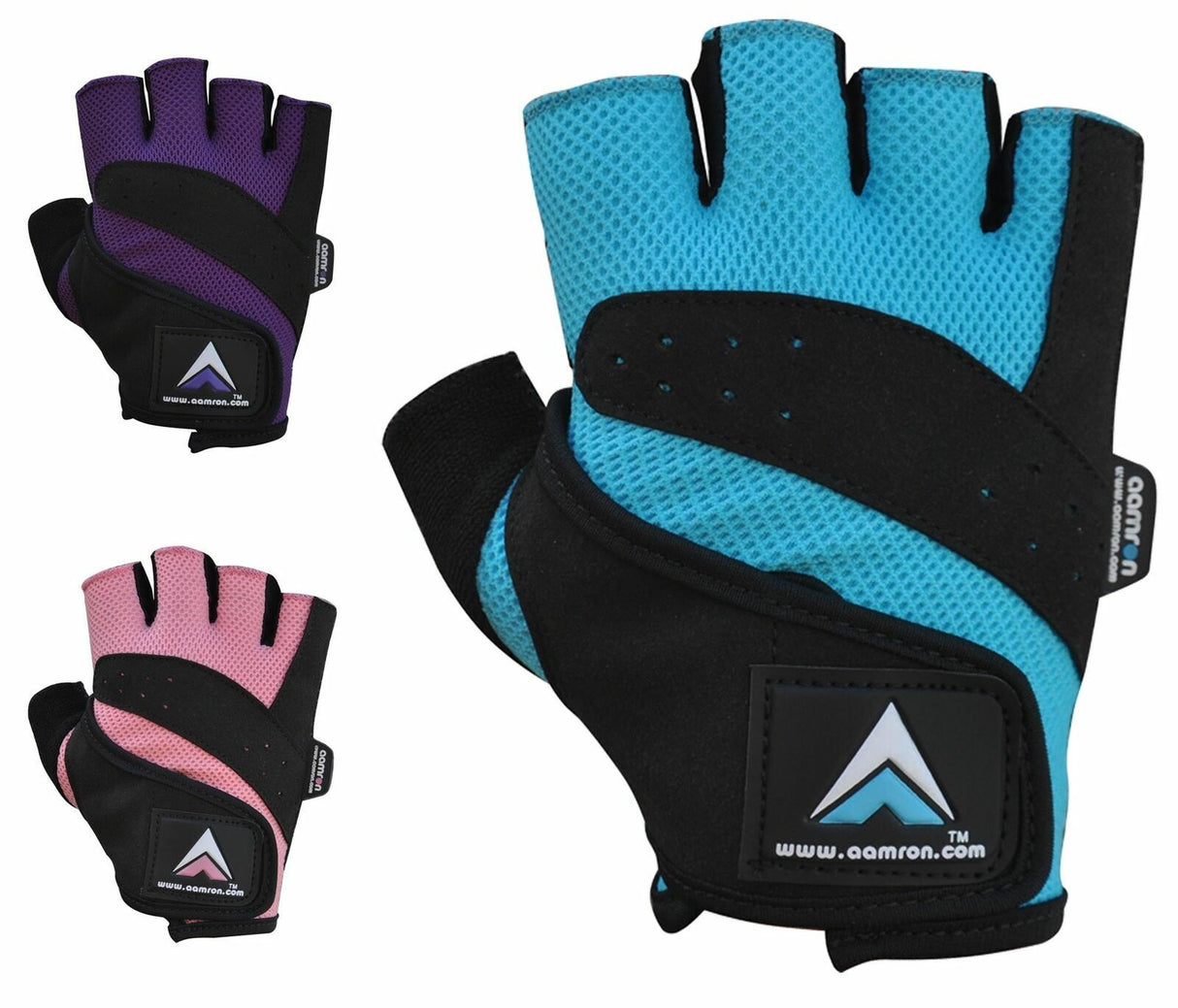 Aamron ® W1A GEL Weight Lifting Gloves Body Building Gym Cycling Training Womens Aamron Sports Aamron Sports (820)