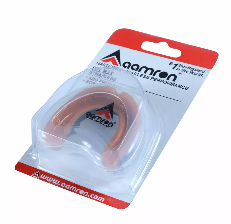 Aamron® Gel Gum Shield & Case Mouth Guard Boxing Teeth Grinding MMA Rugby GSGP1A