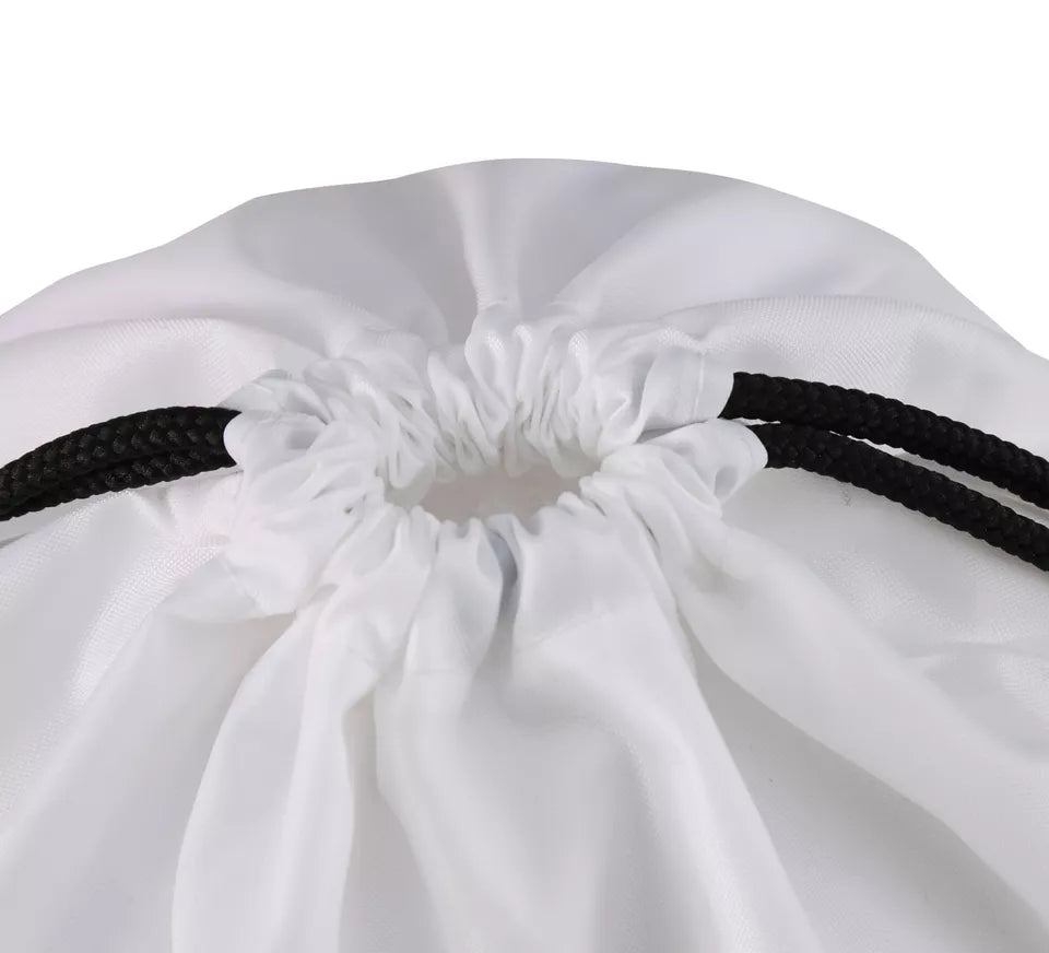 Aamron® 2 x Drawstring Bags Gym Sack Pull String Gym Swimming Sports School Bag