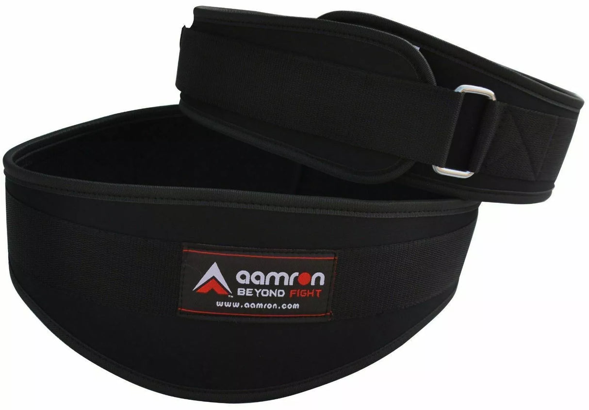 Aamron ® D Shape Neoprene Weight Lifting Belt Gym Training Back /Lumber Support