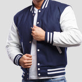 Leather Sleeves Varsity Letterman Jacket