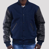 Leather Sleeves Varsity Letterman Jacket