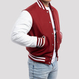 Leather Sleeves Varsity Letterman Jacket