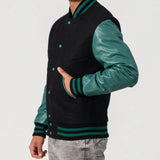 Leather Sleeves Varsity Letterman Jacket