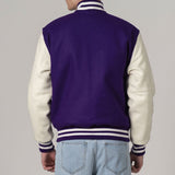 All-Wool Customizable Letterman Jacket in Sleek