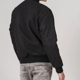 All-Wool Customizable Letterman Jacket in Sleek