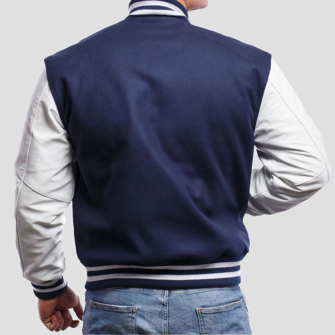 Leather Sleeves Varsity Letterman Jacket