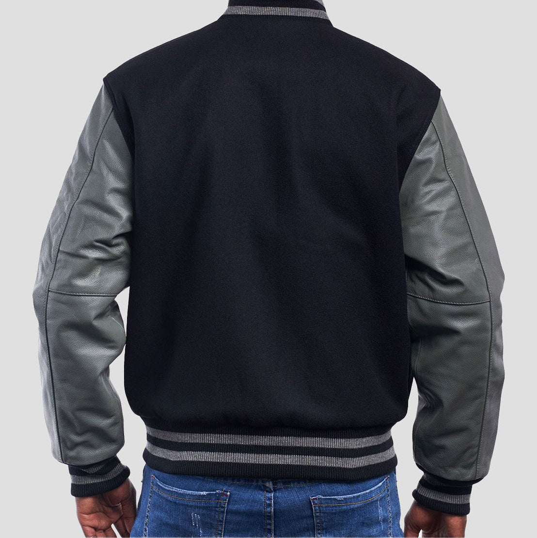 Leather Sleeves Varsity Letterman Jacket