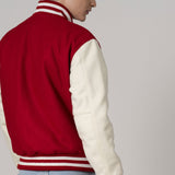 All-Wool Customizable Letterman Jacket in Sleek