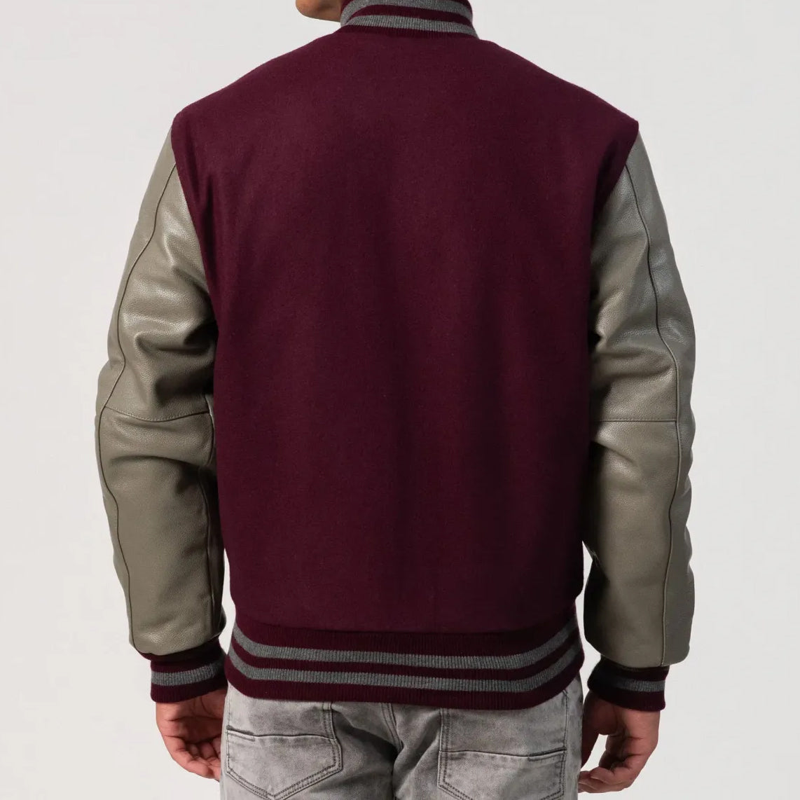 Leather Sleeves Varsity Letterman Jacket