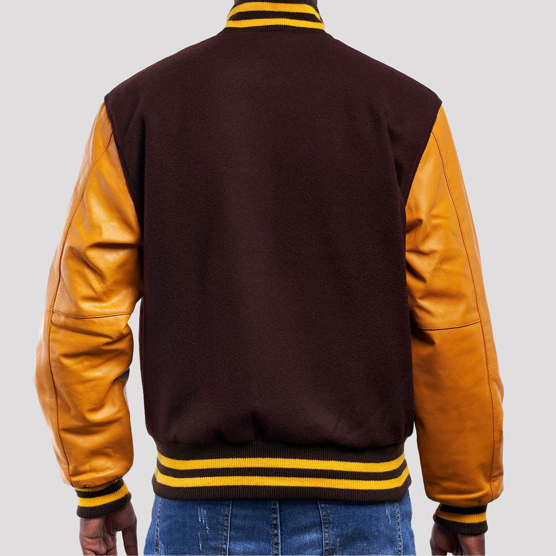 Leather Sleeves Varsity Letterman Jacket