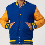 Leather Sleeves Varsity Letterman Jacket