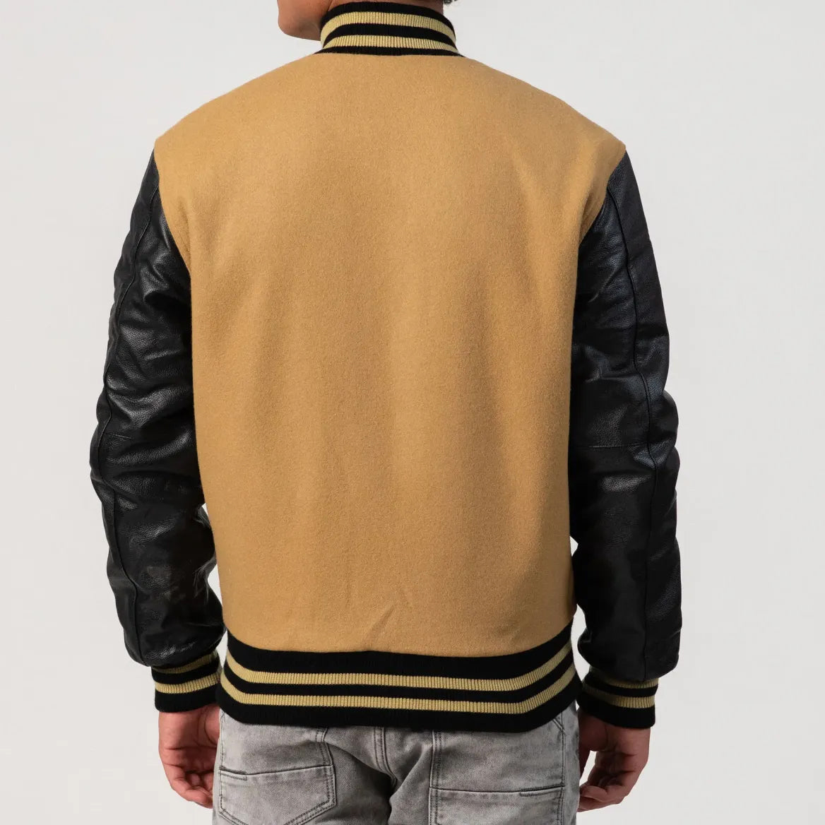 Leather Sleeves Varsity Letterman Jacket