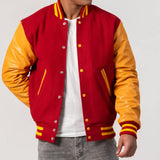 Leather Sleeves Varsity Letterman Jacket