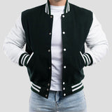 Leather Sleeves Varsity Letterman Jacket