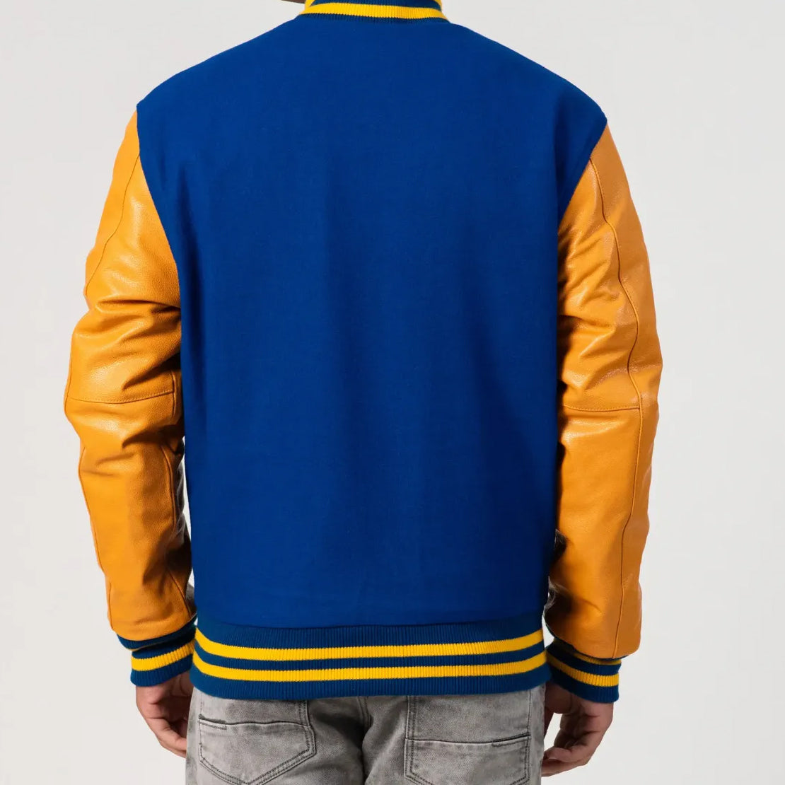 Leather Sleeves Varsity Letterman Jacket