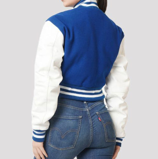 Letterman Crop Top Jacket