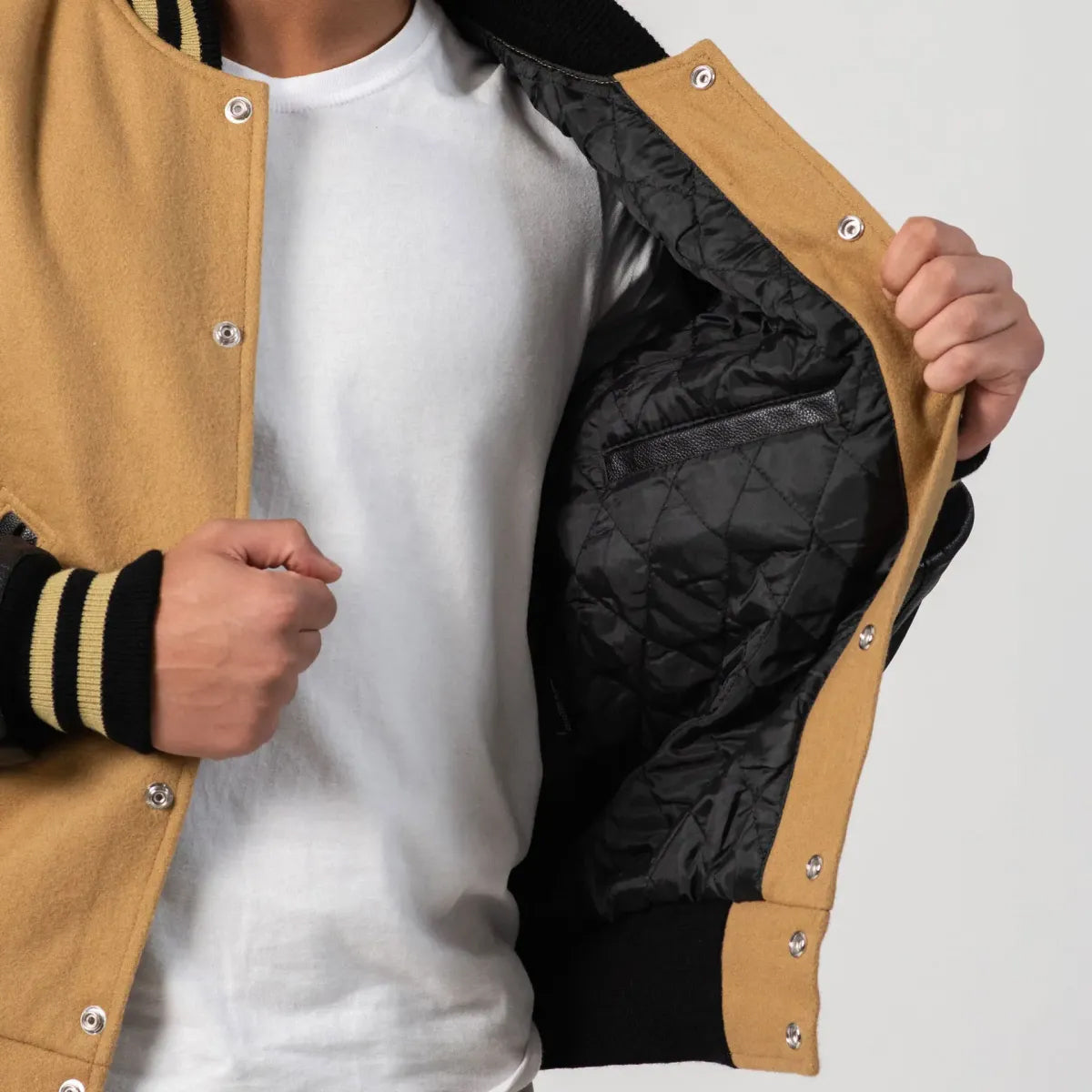 Leather Sleeves Varsity Letterman Jacket