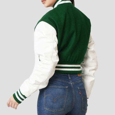 Letterman Crop Top Jacket