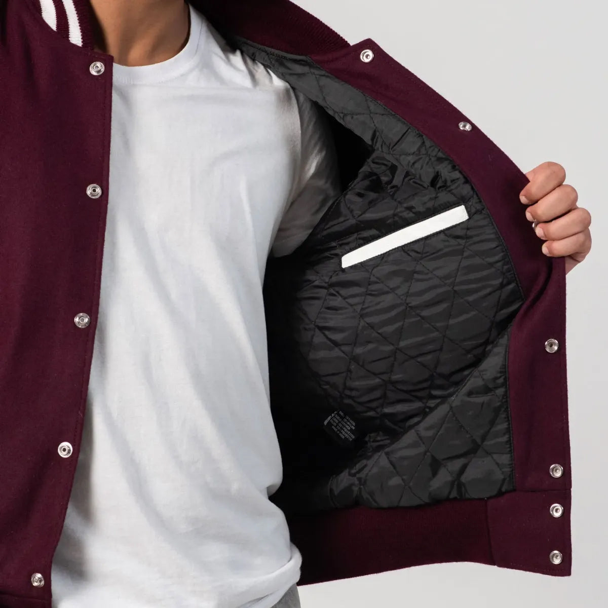 Leather Sleeves Varsity Letterman Jacket