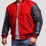 Leather Sleeves Varsity Letterman Jacket