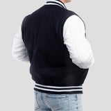 Leather Sleeves Varsity Letterman Jacket