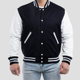 Leather Sleeves Varsity Letterman Jacket