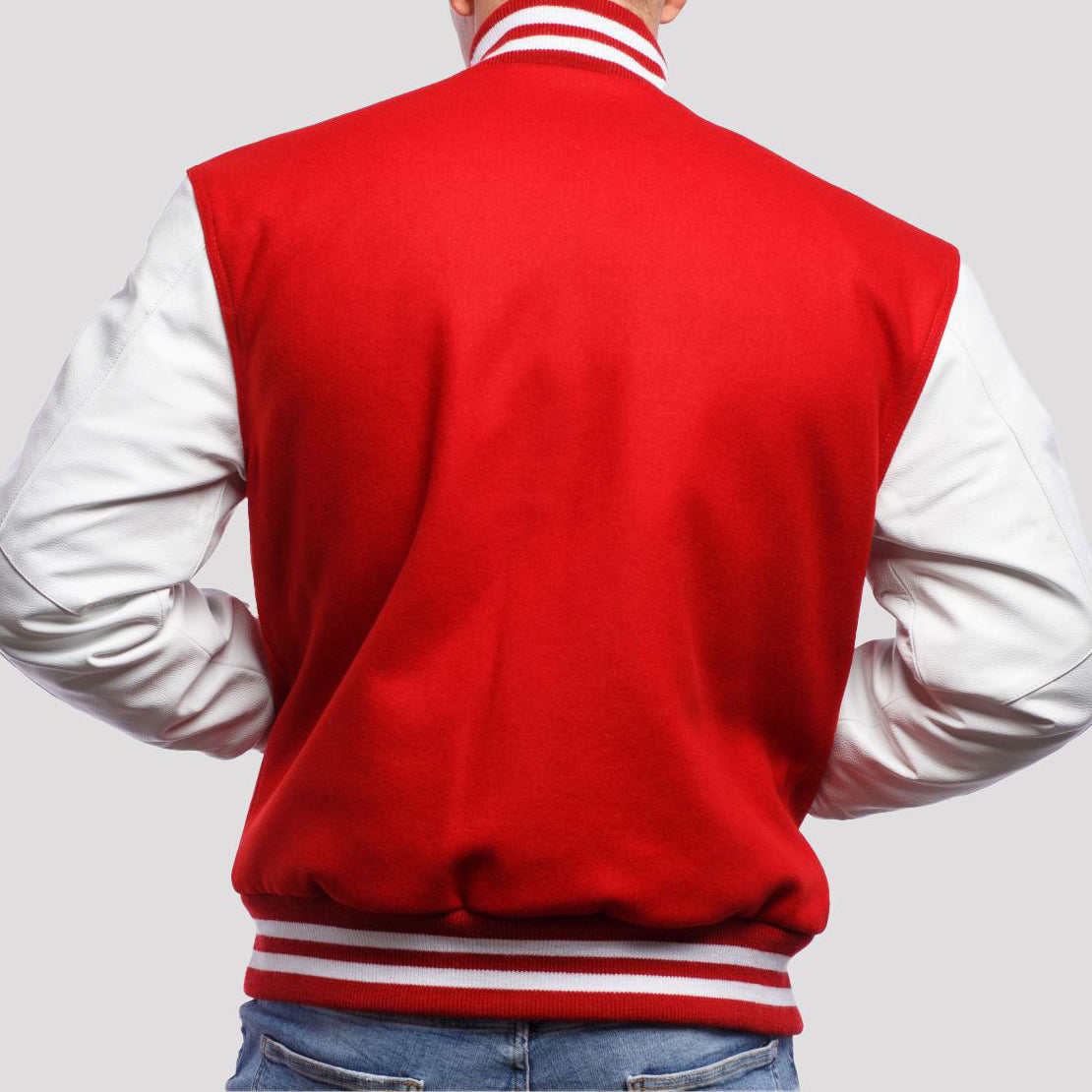 Leather Sleeves Varsity Letterman Jacket