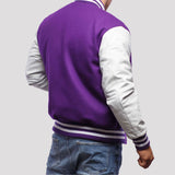 Leather Sleeves Varsity Letterman Jacket