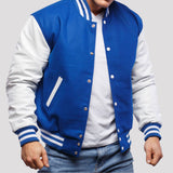 Leather Sleeves Varsity Letterman Jacket