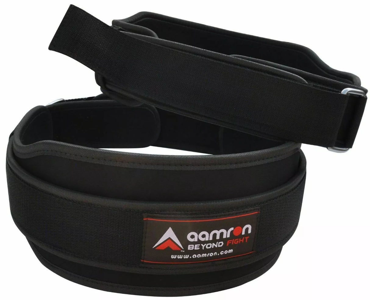 Aamron ® Double Neoprene Belt Lumbar Back Support Gym Training Weight Lifting