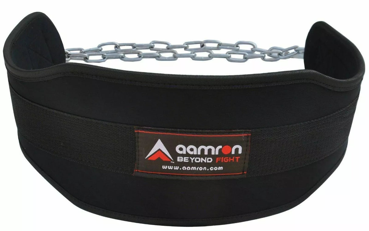 Aamron ® Dipping Belt Body Building Weight Lifting Dip Chain Exercise Gym