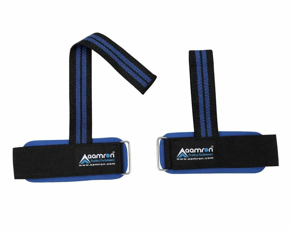 Aamron ® Weight Lifting Training Gym Straps Hand Bar Wrist Support Wraps