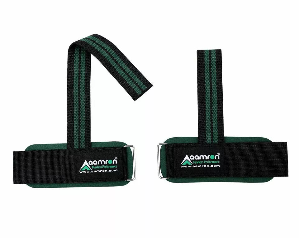 Aamron ® Weight Lifting Training Gym Straps Hand Bar Wrist Support Wraps