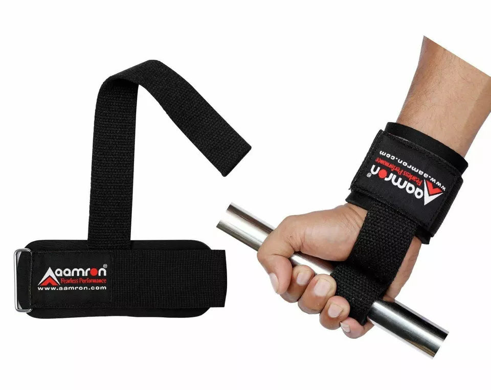 Aamron ® Weight Lifting Training Gym Straps Hand Bar Wrist Support Wraps