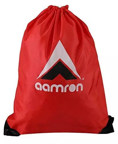 Aamron® 2 x Drawstring Bags Gym Sack Pull String Gym Swimming Sports School Bag