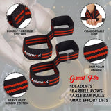 Aamron ® Weight Lifting Gym Strap Figure 8 Padded Cuff Straps Wrist Support