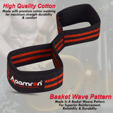 Aamron ® Weight Lifting Gym Strap Figure 8 Padded Cuff Straps Wrist Support